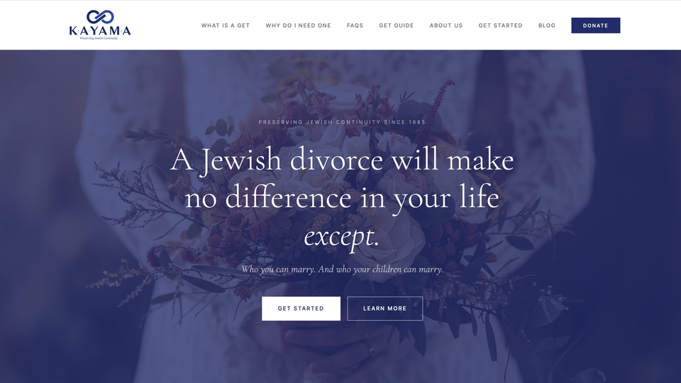Kayama Jewish divorce facilitation website