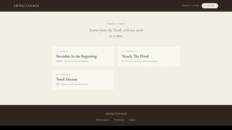 Living Tanach website