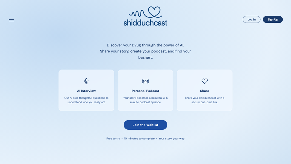ShidduchCast website
